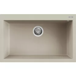   Mosogatótálca, Elleci Mosogatótálca Quadra 130 K95 Champagne