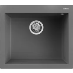   Mosogatótálca, Elleci Mosogatótálca Quadra 105 K99 Dark Grey