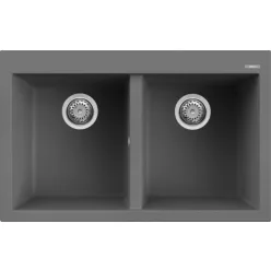   Mosogatótálca, Elleci Mosogatótálca Quadra 350 K99 Dark Grey