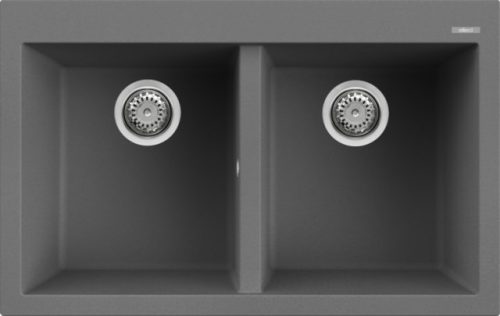Mosogatótálca, Elleci Mosogatótálca Quadra 350 K99 Dark Grey