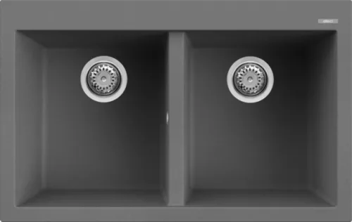 Mosogatótálca, Elleci Mosogatótálca Quadra 350 K99 Dark Grey