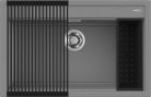 Mosogatótálca, Elleci Mosogatótálca Best 130 Workstation Szett M73 titanium