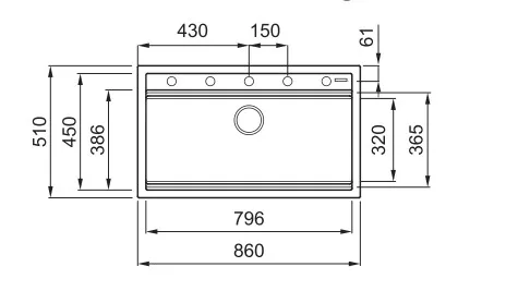 Mosogatótálca, Elleci Mosogatótálca Best 360 Workstation G59 antracite
