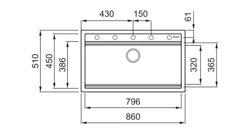Mosogatótálca, Elleci Mosogatótálca Best 360 Workstation G43 tortora