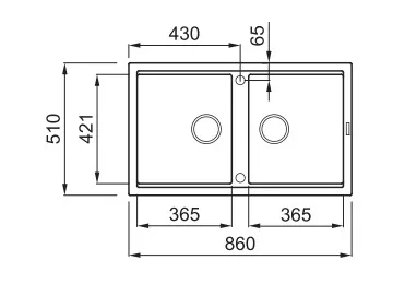 Mosogatótálca, Elleci Mosogatótálca Best 450 G43 tortora