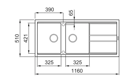 Mosogatótálca, Elleci Mosogatótálca Best 500 M79 aluminium