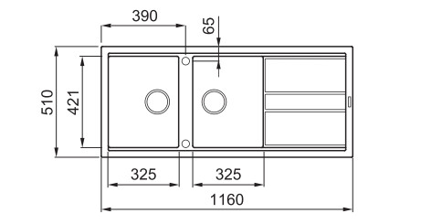 Mosogatótálca, Elleci Mosogatótálca Best 500 G43 tortora