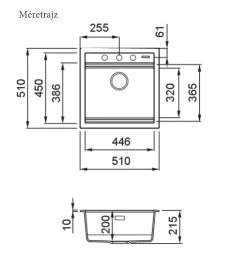 Mosogatótálca, Elleci Mosogatótálca Best 104 Workstation G51 Avena