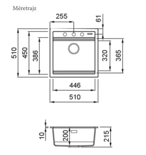 Mosogatótálca, Elleci Mosogatótálca Best 104 Workstation G48 Cemento