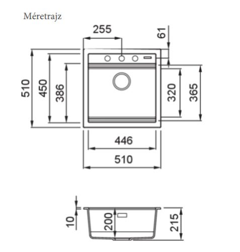 Mosogatótálca, Elleci Mosogatótálca Best 104 Workstation G78 Espresso