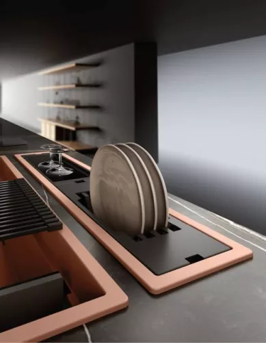 Mosogatótálca, Elleci Mosogatótálca Dialogo 360 Workstation K83 Cavern clay