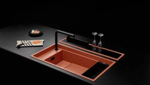 Mosogatótálca, Elleci Mosogatótálca Dialogo 360 Workstation K83 Cavern clay