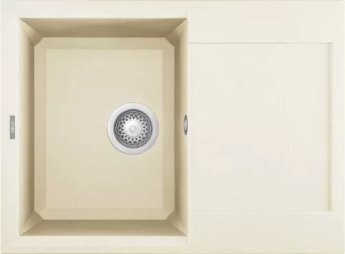 Mosogatótálca, Elleci Mosogatótálca Easy 135 G62 bianco antico