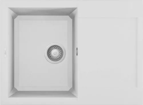 Mosogatótálca, Elleci Mosogatótálca Easy 135 G68 bianco