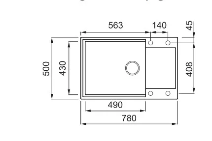 Mosogatótálca, Elleci Mosogatótálca Easy 310 G51 avena