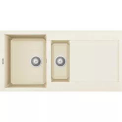   Mosogatótálca, Elleci Mosogatótálca Easy 475 G62 bianco antico