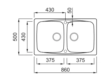 Mosogatótálca, Elleci Mosogatótálca Master 450 G59 antracite