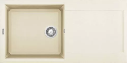 Mosogatótálca, Elleci Mosogatótálca Easy 480 G62 bianco antico