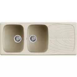   Mosogatótálca, Elleci Mosogatótálca Master 500 G62 bianco antico