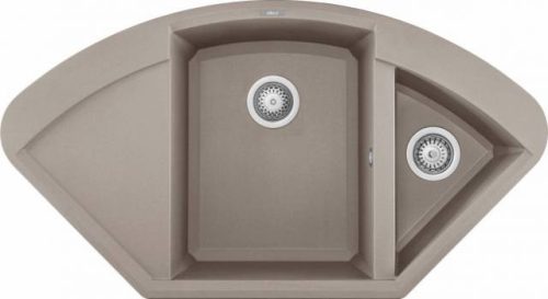 Mosogatótálca, Elleci Mosogatótálca Easy CORNER G43 tortora