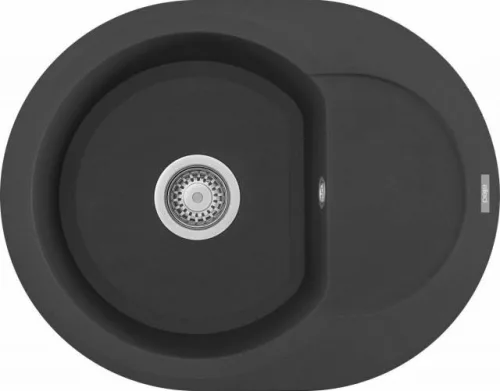 Mosogatótálca, Elleci Mosogatótálca Easy ROUND 600 G59 antracite