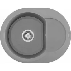   Mosogatótálca, Elleci Mosogatótálca Easy ROUND 600 G48 cemento