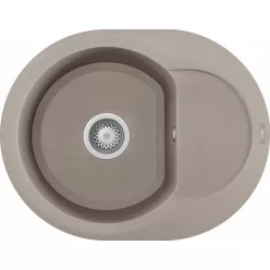   Mosogatótálca, Elleci Mosogatótálca Easy ROUND 600 G43 tortora