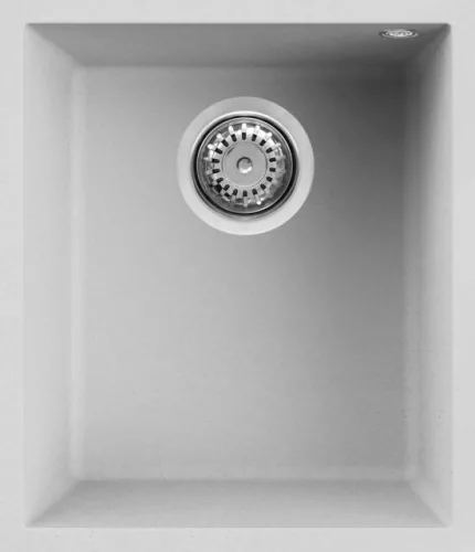 Mosogatótálca, Elleci Mosogatótálca Quadra 100 G68 bianco munkalap alá szerelhető