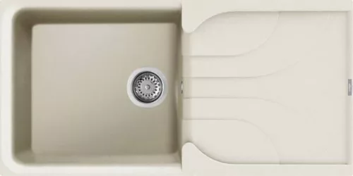 Mosogatótálca, Elleci Mosogatótálca Ego 480 G62 bianco antico