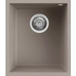   Mosogatótálca, Elleci Mosogatótálca Quadra 100 G43 tortora munkalap alá szerelhető