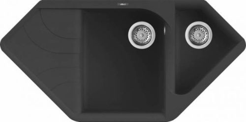Mosogatótálca, Elleci Mosogatótálca Ego CORNER G40 nero