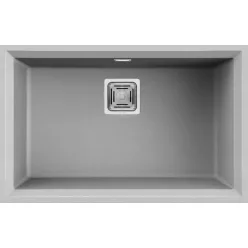   Mosogatótálca, Elleci Mosogatótálca Karisma 120 M79 aluminium munkalap alá szerelhető