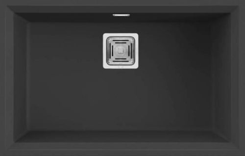 Mosogatótálca, Elleci Mosogatótálca Karisma 120 G40 nero munkalap alá szerelhető