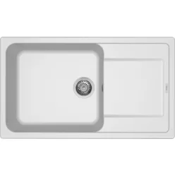 Mosogatótálca, Elleci Mosogatótálca Life 410 G68 Bianco