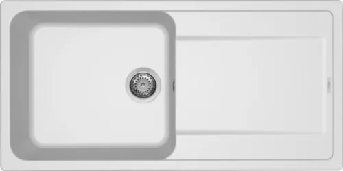 Mosogatótálca, Elleci Mosogatótálca Life 480 G68 Bianco