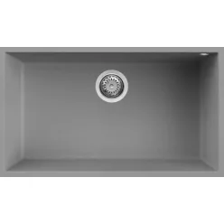   Mosogatótálca, Elleci Mosogatótálca Quadra 130 G48 cemento munkalap alá szerelhető