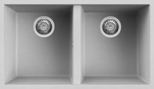 Mosogatótálca, Elleci Mosogatótálca Quadra 350 M79 aluminium munkalap alá szerelhető