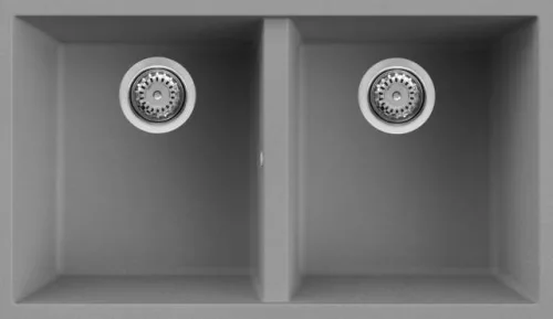 Mosogatótálca, Elleci Mosogatótálca Quadra 350 G48 cemento munkalap alá szerelhető