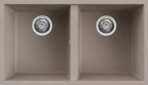 Mosogatótálca, Elleci Mosogatótálca Quadra 350 G43 tortora munkalap alá szerelhető