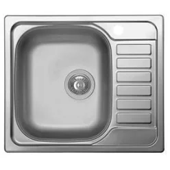   Mosogatótálca, Elleci Mosogatótálca Sky 125 SX inox medence bal oldalt