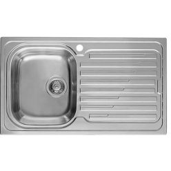   Mosogatótálca, Elleci Mosogatótálca Sky 400 SX inox medence bal oldalt