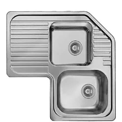   Mosogatótálca, Elleci Mosogatótálca Sky CORNER DX inox medence jobb oldalt