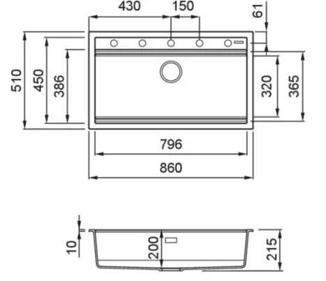 Mosogatótálca, Elleci Mosogatótálca Best 360 Workstation Szett K93 Dove Grey