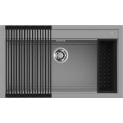   Mosogatótálca, Elleci Mosogatótálca Best 360 Workstation Szett K97 Light Grey
