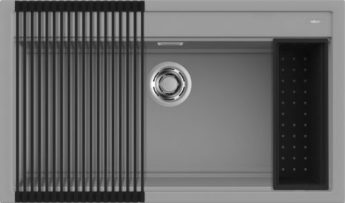 Mosogatótálca, Elleci Mosogatótálca Best 360 Workstation Szett K97 Light Grey