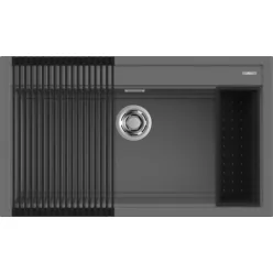   Mosogatótálca, Elleci Mosogatótálca Best 360 Workstation Szett K99 Dark Grey