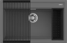 Mosogatótálca, Elleci Mosogatótálca Best 130 Workstation Szett Keratek K99 Dark Grey