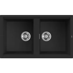 Mosogatótálca, Elleci Mosogatótálca Best 450 K86 Black
