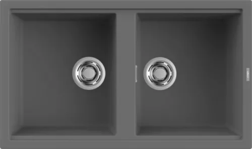 Mosogatótálca, Elleci Mosogatótálca Best 450 K99 Dark Grey