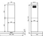 Páraelszívó, Falmec Páraelszívó MERCURIO EVO 60 cm inox